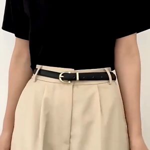 เข็มขัดผู้หญิง [พร้อมส่ง] เข็มขัด ใส่เที่ยว ใส่ทำงานสีสุภาพ โ แฟชั่นผู้หญิง มีให้เลือกหลายแบบ หลายสี หลายสไตล์