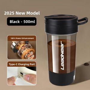 MONLEYTA | Portable Automatic Stirring Cup 2025 New Coffee Cup Electric Rechargeable Version With Scale Lazy Soy Milk Shaking Cup