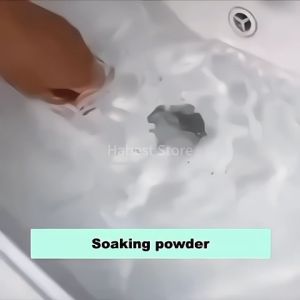[210Gram] Soak disposable lazy detergent powder enzyme active oxygen go yellow decontamina