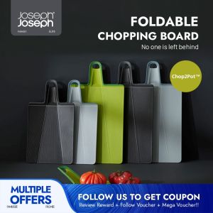 Joseph Joseph Folding Chopping Board Chop2Pot Hanging Cutting Board BPA Free 60204