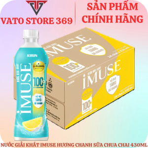 Nước giải khát hương chanh sữa chua KIRIN IMUSE chai 430ml