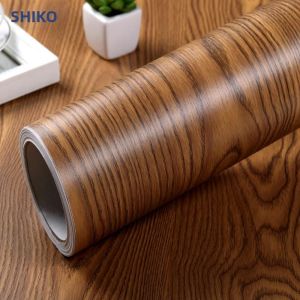 MUGE | Waterproof Self-adhesive Retro Wood Grain Wallpaper