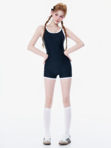 Bộ Đồ Bơi Cạp Chun Ôm Vừa Vặn Che Giấu Mỡ Thừa Cho Học Sinh Nữ Bộ Đồ Bơi Cạp Thấp Mùa Hè 2025 Bộ Đồ Bơi Một Mảnh Không Tay