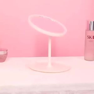 Cermin Rias Layar Sentuh LED Cermin Lipat