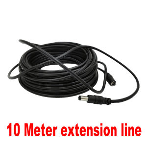 5M 10M DC12V Power Extension Cable 5.5mm*2.1mm Connector Male To Female For LED Lamp CCTV Security Camera Power Cable Cord Black