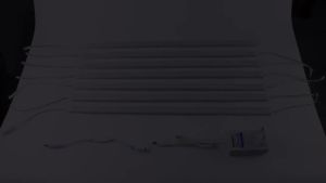 Remote Control Smart Lamp 1-6pcs Light Bar Series Connection Rigid Strip Lamp Stepless Dimming 12V Kitchen Desk Wall Lighting