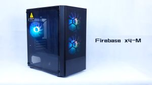 1STPLAYER X4-M FIREBASE GAMING CASE (with 3 ARGB fans)