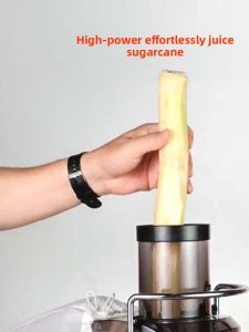 Commercial High Power Juice Extractor Large Diameter Cane Juice Separation Home Use Juicer Machine Sanitary Kitchen Appliance