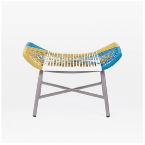 Modern Minimalist Outdoor Table And Chair Set Wicker Furniture Single Person Leisure Sofa for Courtyard Balcony Outdoor Use