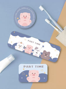 Cartoon Diatomite Coaster Bathroom Sink Absorbent Mat Soap Holder Moisture Proof Soap Tray Simple Modern Style Home Fabric