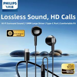 Philips | Gaming Music Laptop Half In-ear Wired Headphones Type-C