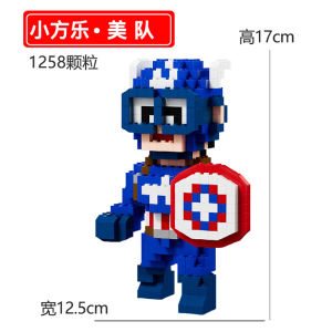 Marvel Spiderman Iron Man Green Gargantua Venom Boys Assembly Building Blocks Toys Small Particles High Quality Plastic Models