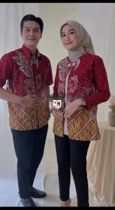 Blouse Batik Wanita Blous Batik Modern Atasan Blouse Batik Kerja Kantor Batik Blouse Batik Terbaru 2025