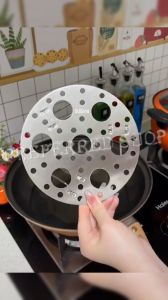 PREFERRED SHOP Universal Kitchen Stainless Steel Thickened Steam Rack High Pressure Boiler Steam Grid Steaming Plate High Food Steamer
