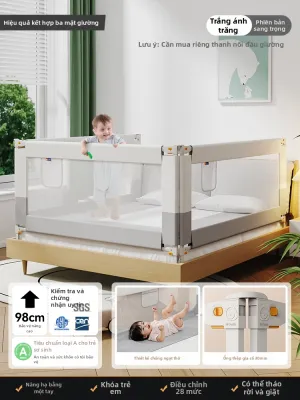 M-castle | Thanh Chắn Giường Bé Có Thể Nâng Lên