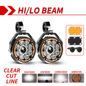 CO LIGHT Motorcycle LED Driving Work Lamp 6inch DRL Foglights 12V 24V For BMW R1200GS LC ADV R1250GS F900R R9T off-road use