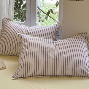 Áo Chăn Gối Cotton Nguyên Chất Pure Cotton Washed Home Use Cotton Pillowcase Single 48x74cm Cotton Pillow Core Case