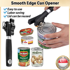 [SG STOCK]Can Opener Stainless Steel Safe Jar Opener Cut Can Opener Smooth Edge Ergonomic