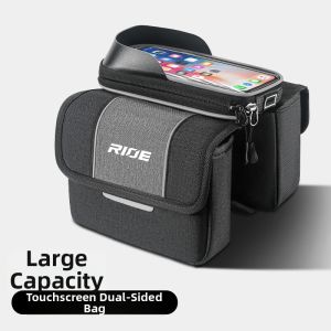 TOOKTRO | Riding Storage Bag Front Frame Can Hold Phone