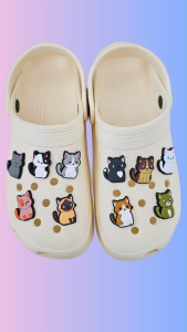 Set charm gắn dép collection 2 mẫu đa dạng SC41-SC61 bộ charm sticker gắn dép chất nhựa dẻo phụ kiện trang trí dép