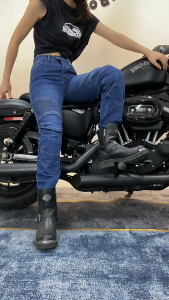 Quần Giáp Jeans bảo hộ Moto - Xe máy JES-02/Xanh cho Nữ