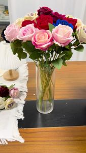 BIGGIANT ดอกกุหลาบปลอม ดอกไม้ประดิษฐ์ (Y-2501)