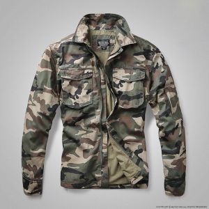 YUANZOU | Áo Khoác Camo Size Lớn Ôm Sát