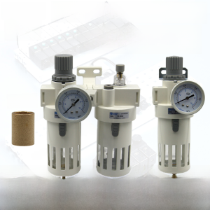 Iron Cover White Oil-Water Separator Two/Triple Filter Bfc2000/Bfr3000/Br4000 Pressure Reducing Valve