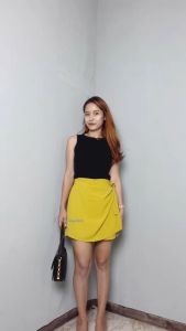 Rok Celana Wanita Dewasa Crinkle Airflow | Rok Celana Korea Style | Muat Sampai BB 70kg