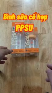 Bình sữa Wesser cổ hẹp PPSU dung tích 60ml 140ml 250ml không BPA núm vú siêu mềm chống sặc chống đầy hơi (phiên bản cao cấp)