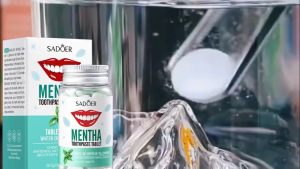 Mentha Toothpaste Tablets Mint Toothpaste Tablets for Fresh Breath & Deep Cleaning Oral Care Portable Teeth Cleaning Tablets 30pcs