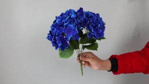 Artificial Flowers Hydrangea Branch Home Wedding Decor Autum Silk Plastic Flower High Quality Fake Flower Party Room Decoration