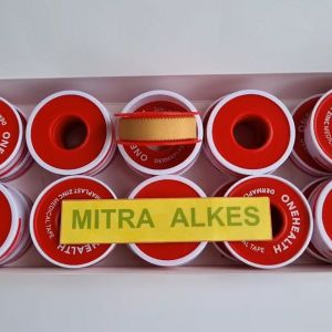 DERMA Plast ZINC 1.25cm x 4.5m ONEHEALTH. Dermaplast Zinc Oxide 125 cm x 45 m - Seperti Chilli Plast. Plester Roll Kain Medis ONE HEALTH.