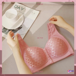 Bra Bh Wanita Buka Depan Push Up Cup C Tanpa Kawat Busa Tipis Soft & Comfort 3011