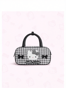 TOUTOU | Luxury Series Check Pattern Boston Bag