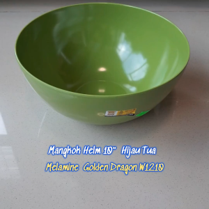 Mangkuk Heelm 10" Melamine - Golden Dragon W1210