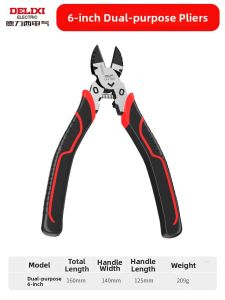 DELIXI | Industrial Hard Diagonal Pliers for Electrician Use