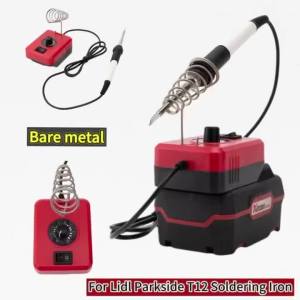 For PARKSIDE X20V Lithium-ion Battery Repair Welding Tool Wireless Switching T12 Soldering Station Electric Soldering Iron