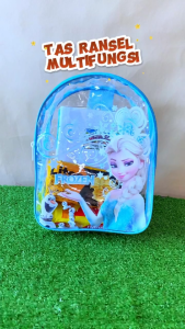 EMMA BAG GENDONG ANAK BAHAN MIKA FULL MODEL RANSEL OVAL ATAS - READY STOCK FREE CUSTOM HANGTAG