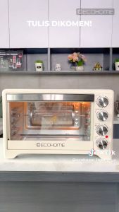 ECOHOME Oven Platinum Series EOP888 38L Kapasitas Hemat Energi dengan Fungsi Air Fryer & Rotisserie