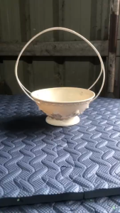 กระถางตะกร้าดอกไม้ขนาด 6นิ้ว แขนได้มินิมอล