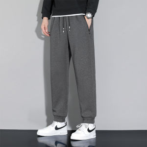 plus Size Mens Straight Leg Pants Loose Fit Fleece Lined Casual Zipper Pocket Autumn Winter Comfortable Breathable Fashionable