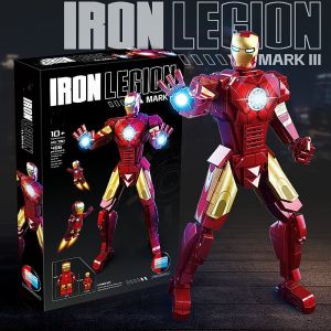 Lele Brother | Mô Hình Robot Lắp Ráp Siêu Anh Hùng MK50 Steel Armor Mark 3