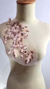 Aksesoris Pakaian Pernikahan: Lace Bordir Full Payet Import