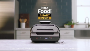 Ninja Foodi AG551 Smart XL Indoor Grill & Air Fryer with Digital Probe Roast Bake Broil Dehydrate & Reheat / Shark
