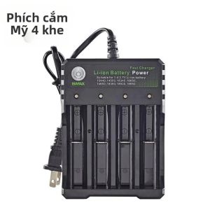 Bộ Sạc USB Thông Minh Đa Năng Một Khe Cắm Dành Cho Pin Lithium 18650 26650 3.7V-4.2V Tương Thích Với Đèn Pin Đồ Chơi Sạc Dự Phòng