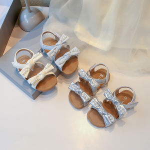 Summer New Style Pearl Bow Children Sandals