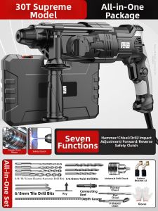 ZHI | High Power Multi-functional Concrete Wall Drilling Electric Hammer