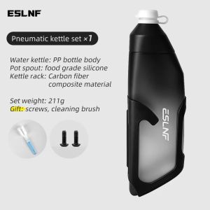 Eslnf(ESLNF) | ESLNF Aerodynamic Bicycle Water Bottle 680ml Cycling Bottle Bracket Set Squeeze Drink Cup Road Bike Frame Down Tube Water Kettle