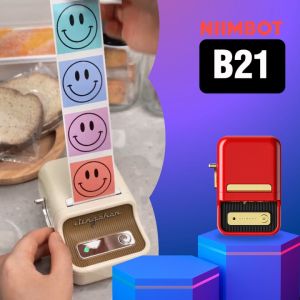 NIIMBOT B1 B21 PRO B31 B3S B4 Index Bookmark Sticker Custom Waterproof Refill Paper Tape Roll for Label Printer